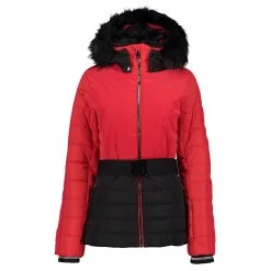 Luhta Porovaara L7 Skijacke Damen Schwarz Rot 8 38421 374 L7 662