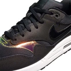 Nike Air Max 1 (GS) Sneaker Schwarz Gold -Sportbekleidung Nike Air Max 1 GS Sneaker schwarz gold 6069 2