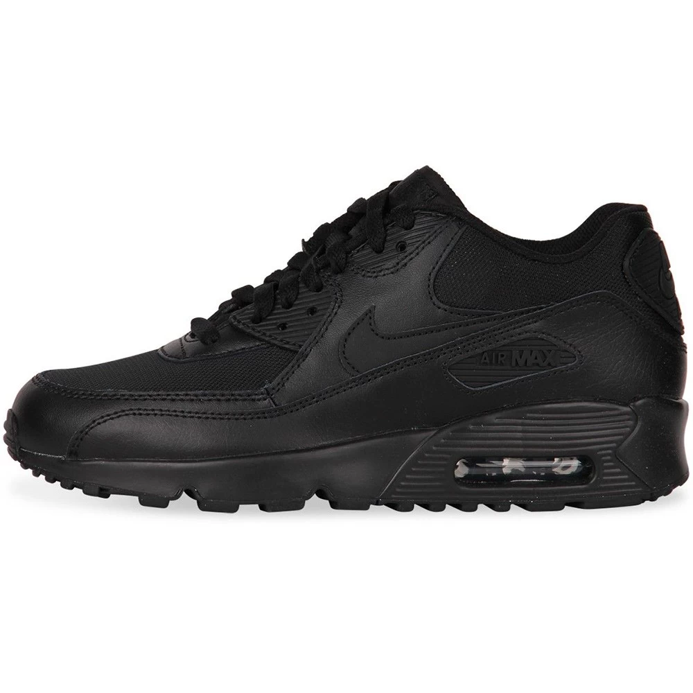Nike Air Max 90 Mesh GS Sneaker Schwarz 3 Nike Air Max 90 Mesh GS Sneaker Schwarz