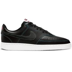 Nike Court Vision Lo Sneaker Schwarz Bunte Ziernähte CD5463 006