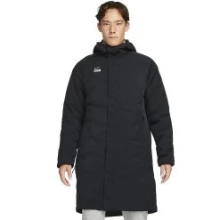 Nike F.C. Sideline Herren Mantel Trenchcoat Schwarz DJ0991 010 