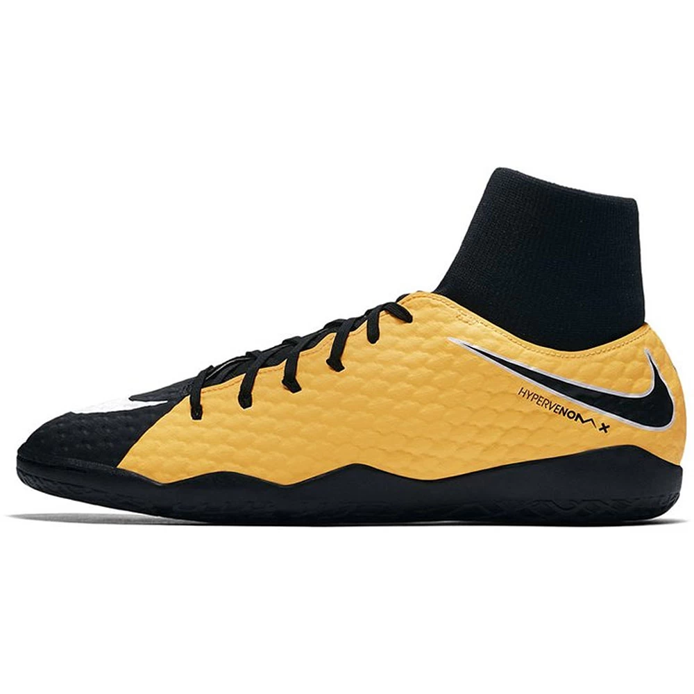Nike JR HypervenomX Phelon III DF IC Fußballschuh Orange Schwarz 4 Nike JR HypervenomX Phelon III DF IC Fußballschuh Orange Schwarz – Bild 2