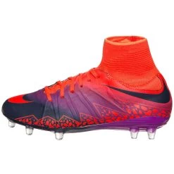 Nike JR Hypervenom Phantom II FG Fußballschuh Lila Orange