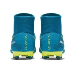 Nike JR Mercurial X Victory VI DF NJR FG Fussballschuh Blau Weiß Gelb -Sportbekleidung Nike JR Mercurial X Victory VI DF NJR FG Fussballs 2