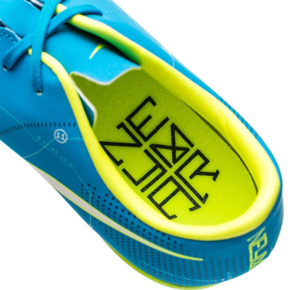 Nike JR Mercurial X Victory VI NJR IC Fussballschuh Blau Weiß Gelb 5 Nike JR Mercurial X Victory VI NJR IC Fussballschuh Blau Weiß Gelb – Bild 3