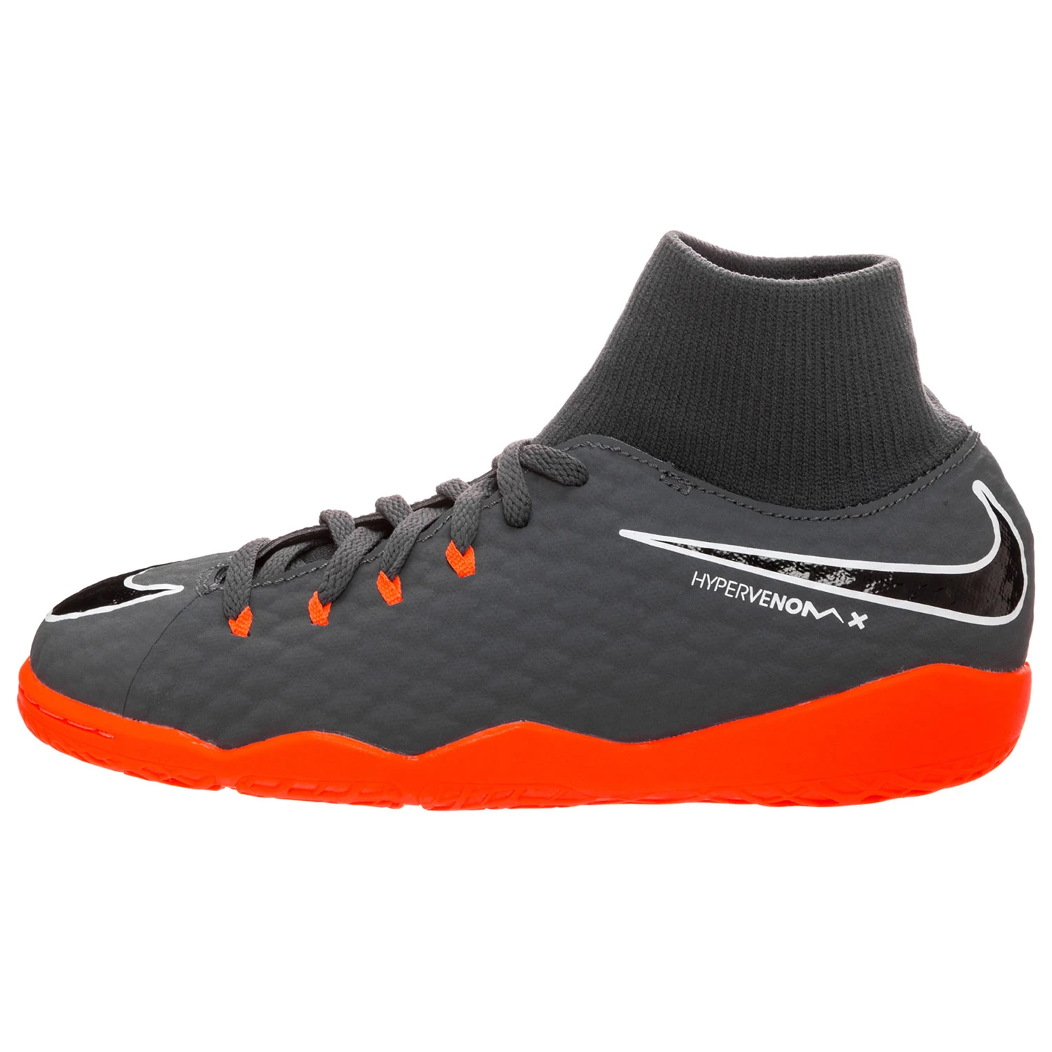 Nike JR Phantom 3 Academy DF IC Hallenschuhe Grau Orange AH7291 081 4 Nike JR Phantom 3 Academy DF IC Hallenschuhe Grau Orange AH7291 081 – Bild 2