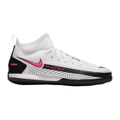 Nike JR Phantom GT Academy DF IC Hallenschuhe Weiß Schwarz Pink
