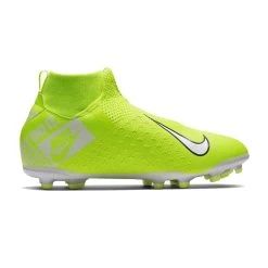 Nike JR Phantom VSN Academy DF FG/MG Fußballschuhe Gelb AO3287 717