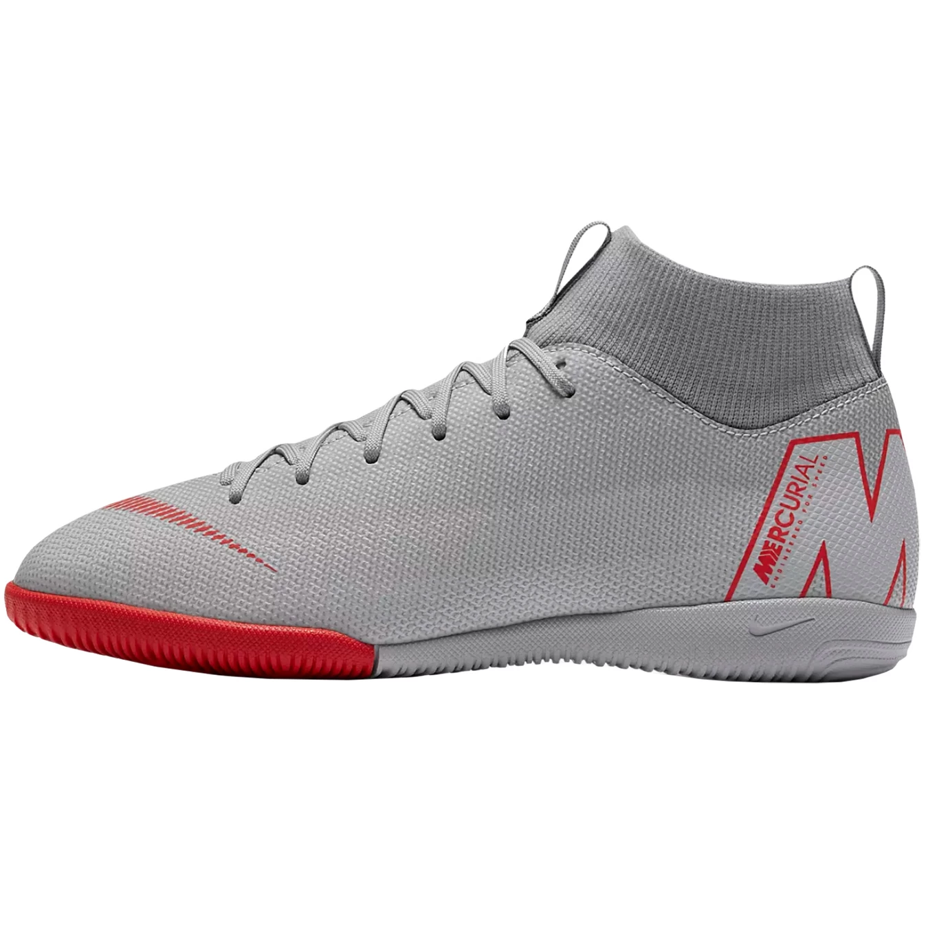 Nike JR Superfly 6 Academy GS IC Hallenschuhe Grau Rot AH7343 060 4 Nike JR Superfly 6 Academy GS IC Hallenschuhe Grau Rot AH7343 060 – Bild 2