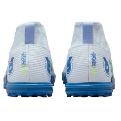Nike JR Superfly 8 Academy TF Fußballschuhe Grau Blau -Sportbekleidung Nike JR Superfly 8 Academy TF Fussballschuhe grau blau 14462 5