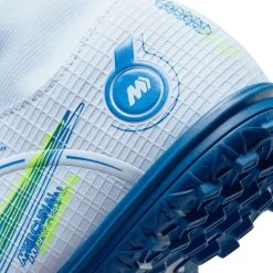 Nike JR Superfly 8 Academy TF Fußballschuhe Grau Blau -Sportbekleidung Nike JR Superfly 8 Academy TF Fussballschuhe grau blau 14462 7