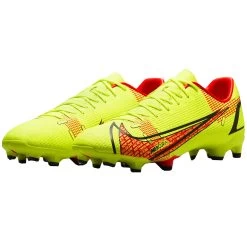 Nike Jr. Vapor 14 Academy FG/MG Fußballschuhe Neongelb Rot CV0811 760 -Sportbekleidung Nike Jr Vapor 14 Academy FG MG Fussballschuhe neongelb rot CV0811 760 14182 3