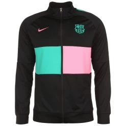 Nike FC Barcelona Track Jacket Schwarz Pink Grün CK8555 010