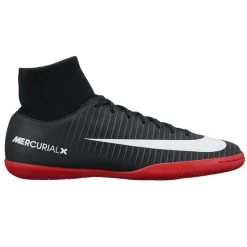 Nike JR Mercurial X Victory VI DF IC Kinder Schwarz Weiß Rot
