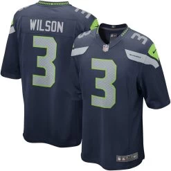 Nike NFL Seattle Seahawks Spielertrikot Wilson Blau -Sportbekleidung Nike NFL Seattle Seahawks Spielertrikot Wilson bla 2
