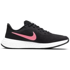 Nike Revolution 5 GS Running Sneaker Schwarz Rosa BQ5671 002