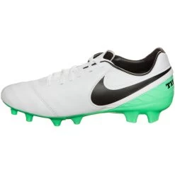 Nike Tiempo Legacy II FG Herren Fußballschuh Weiß Grün