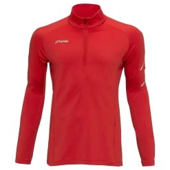 Phenix Yuzawa 1/2 Zip T-Neck Herren Skirolli Rot ES872LS31 RD
