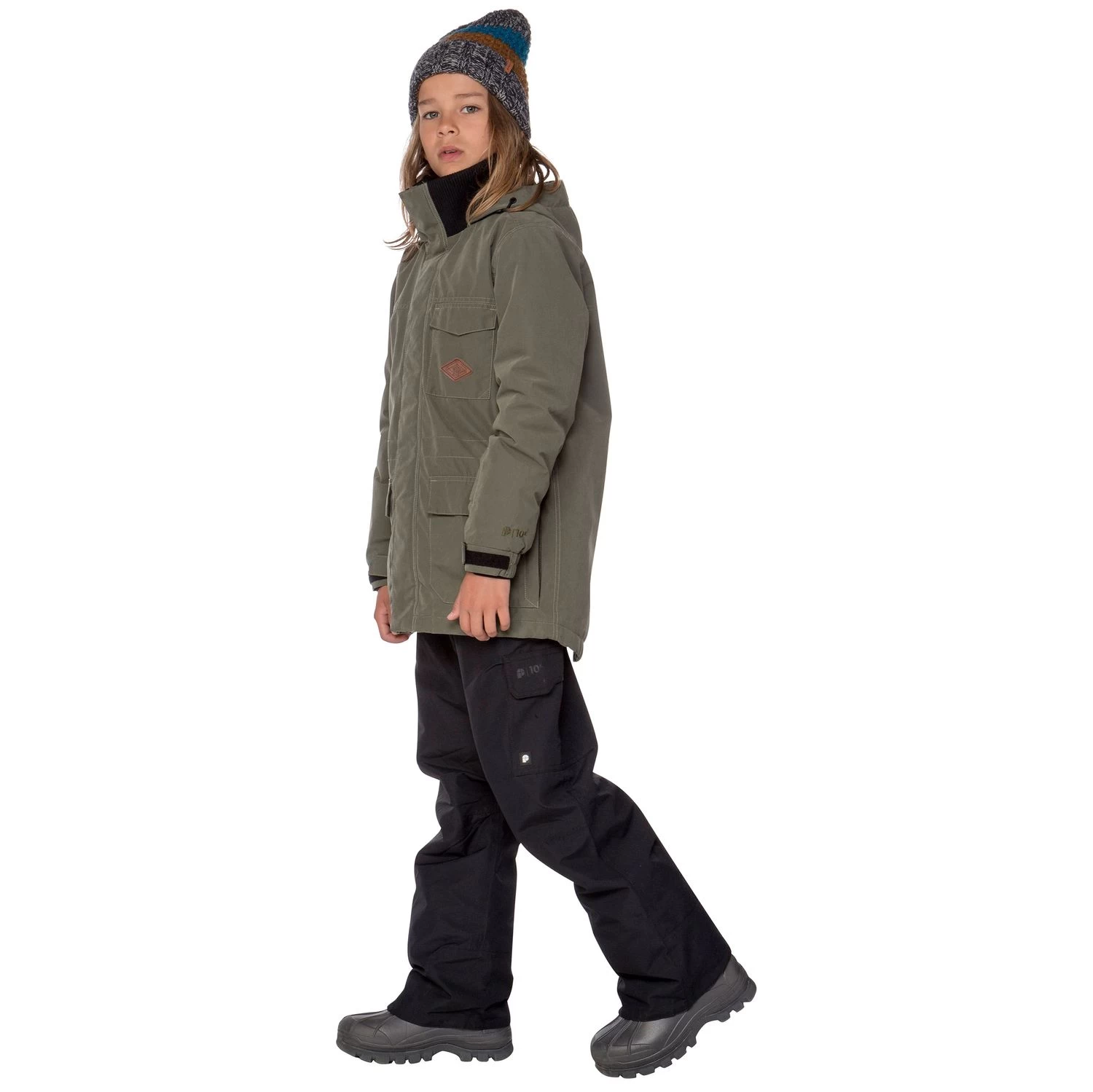 Protest Hymer JR Kinder Ski Snowboardjacke Olive 6810382 595 5 Protest Hymer JR Kinder Ski Snowboardjacke Olive 6810382 595 – Bild 3