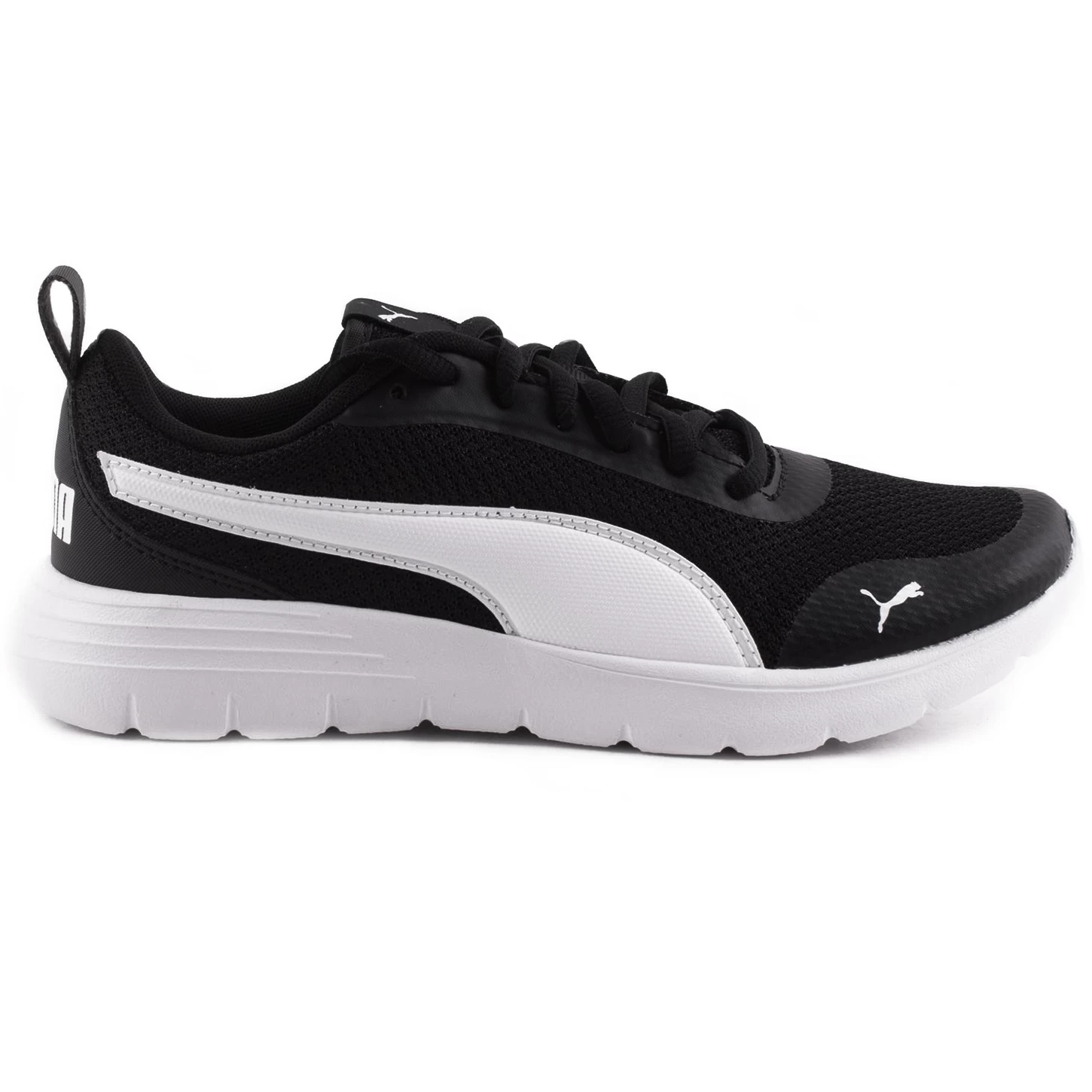 Puma Flex Renew Jr. Sneaker Schwarz Weiß 372080 02 3 Puma Flex Renew Jr. Sneaker Schwarz Weiß 372080 02