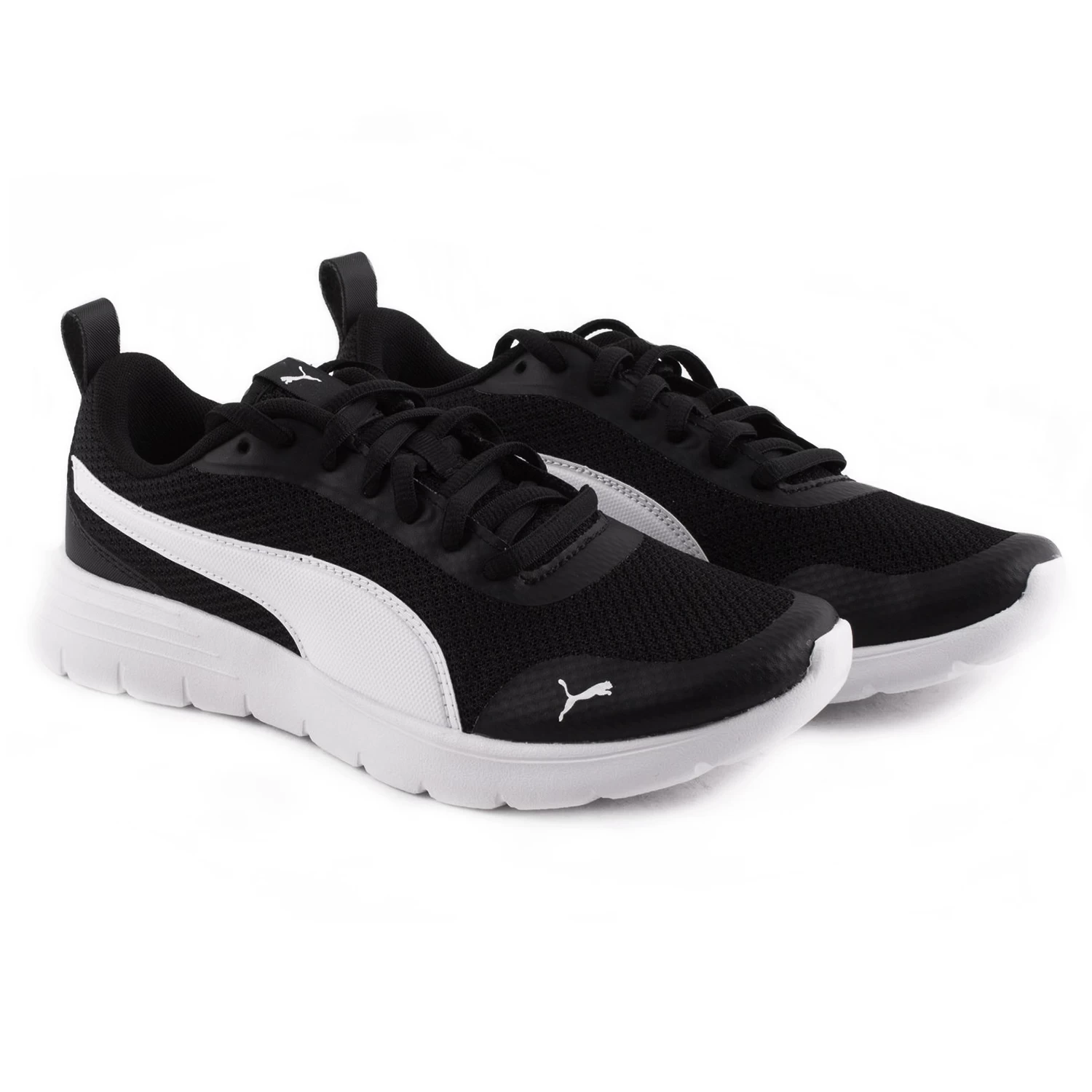 Puma Flex Renew Jr. Sneaker Schwarz Weiß 372080 02 4 Puma Flex Renew Jr. Sneaker Schwarz Weiß 372080 02 – Bild 2