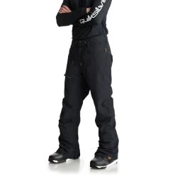 Quiksilver Men Forest Oak Pant Ski- Snowboardhose Schwarz -Sportbekleidung Quiksilver Men Forest Oak Pant Ski Snowboardhose 3