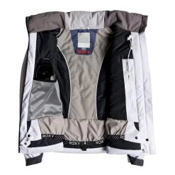 Roxy Flicker Jacket Ski- Und Snowboardjacke Weiß Grau ERJTJ03157 WBB0 6 Roxy Flicker Jacket Ski- Und Snowboardjacke Weiß Grau ERJTJ03157 WBB0 -Sportbekleidung Roxy Flicker Jacket Ski und Snowboardjacke weiss 1