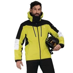 Schöffel Lubrizen M Gore-Tex® Herren Skijacke Schwarz Gelb Schwarz -Sportbekleidung Schoeffel Lubrizen M Gore Tex Herren Skijacke schwarz gelb schwarz 14807 2