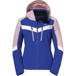 Schöffel Venturi Damen Skijacke Avons Damen blau Rosa Weiß