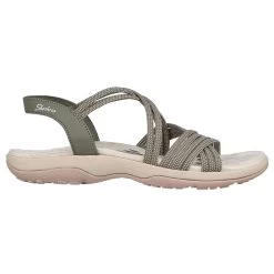 Skechers Damen Sandalen Reggae Slim - Turn It Up 163117 -Sportbekleidung Skechers Damen Sandalen Reggae Slim Turn It Up 163117 15004 6