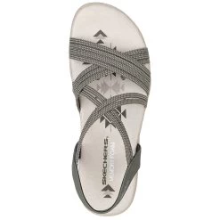 Skechers Damen Sandalen Reggae Slim - Turn It Up 163117 -Sportbekleidung Skechers Damen Sandalen Reggae Slim Turn It Up 163117 15004 9