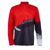 Spyder Mandate Zip T-Neck Herren Skirolli Grau Rot 38204072 033