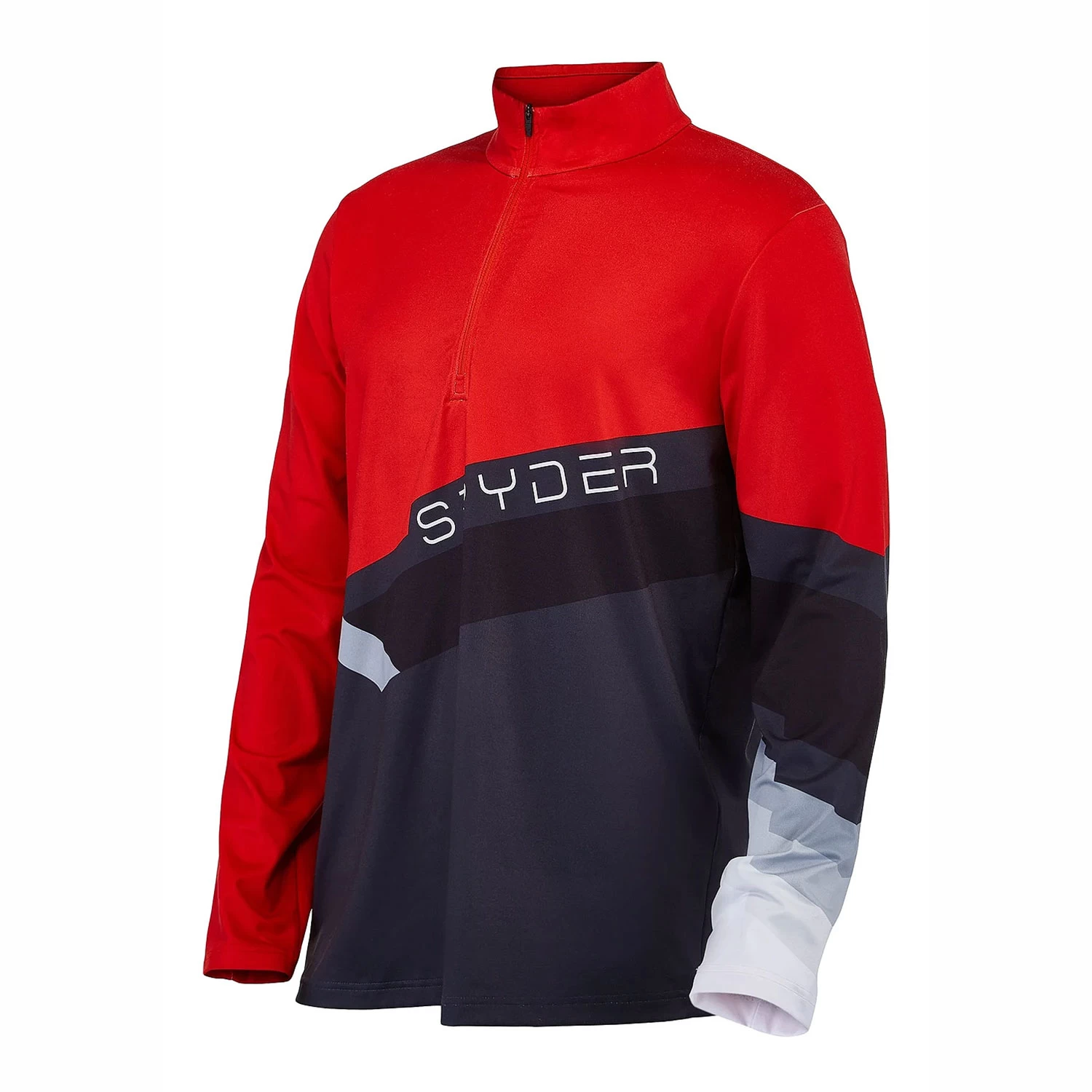 Spyder Mandate Zip T-Neck Herren Skirolli Grau Rot 38204072 033 4 Spyder Mandate Zip T-Neck Herren Skirolli Grau Rot 38204072 033 – Bild 2