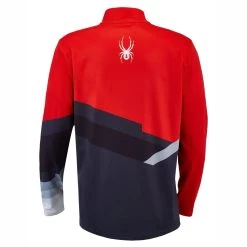 Spyder Mandate Zip T-Neck Herren Skirolli Grau Rot 38204072 033 7 Spyder Mandate Zip T-Neck Herren Skirolli Grau Rot 38204072 033 -Sportbekleidung Spyder Mandate Zip T Neck Herren Skirolli grau rot 38204072 033 13024 2