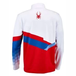 Spyder Mandate Zip T-Neck Herren Skirolli Weiß 204072 100 -Sportbekleidung Spyder Mandate Zip T Neck Herren Skirolli weiss 204072 100 13023 4
