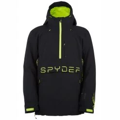 Spyder Signal GTX Herren Anorak Schwarz Gelb 38201040 001