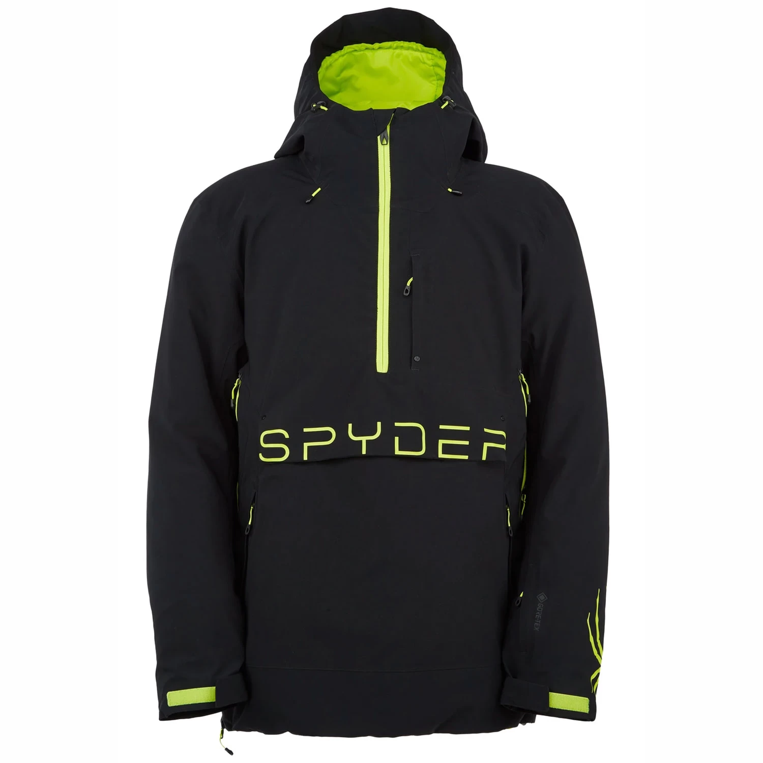 Spyder Signal GTX Herren Anorak Schwarz Gelb 38201040 001 3 Spyder Signal GTX Herren Anorak Schwarz Gelb 38201040 001