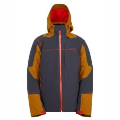 Spyder Titan Jacket GTX Herren Skijacke Grau Braun Rot 38201026 035