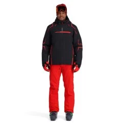 Spyder Titan Jacket Herren Dermizax Skijacke 221028 -Sportbekleidung Spyder Titan Jacket Herren Skijacke schwarz rot 221028 001 14767 2