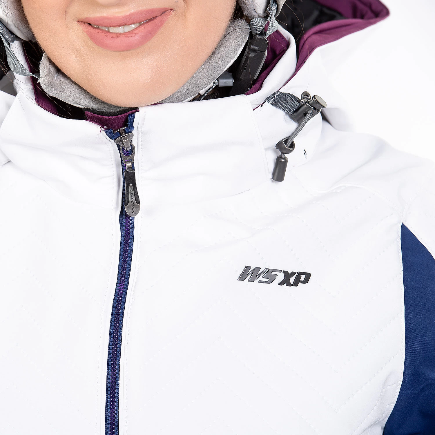 West Scout Jane Padded Jacket Damen Skijacke Weiß Blau 186WSWJ00414 5 West Scout Jane Padded Jacket Damen Skijacke Weiß Blau 186WSWJ00414 – Bild 3