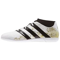 Adidas ACE 16.3 PrimeMesh IN J Kinder Fußballschuh Weiß Gold
