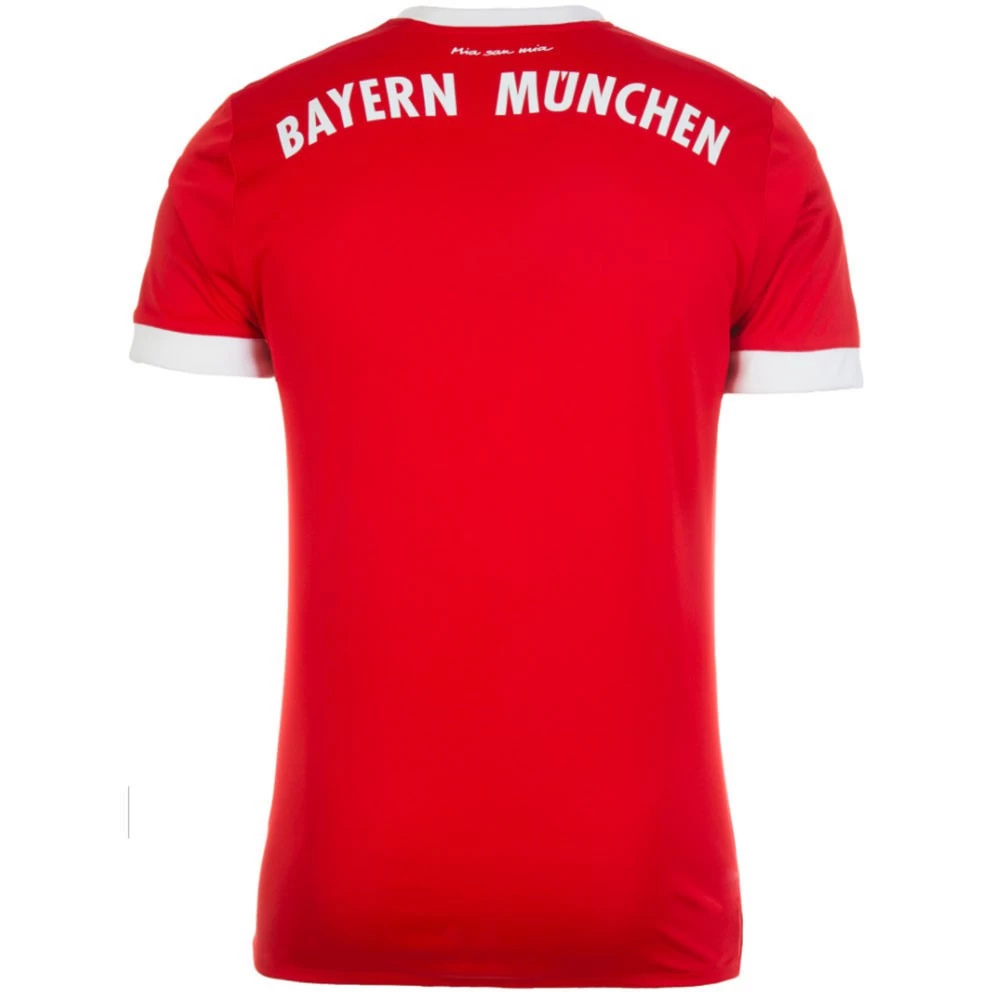 Adidas FC Bayern München Home Jersey Trikot Kinder Rot Weiß 17/18 4 Adidas FC Bayern München Home Jersey Trikot Kinder Rot Weiß 17/18 – Bild 2