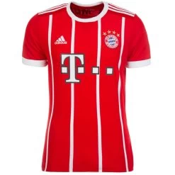 Adidas FC Bayern München Home Jersey Trikot Herren Rot Weiß 17/18