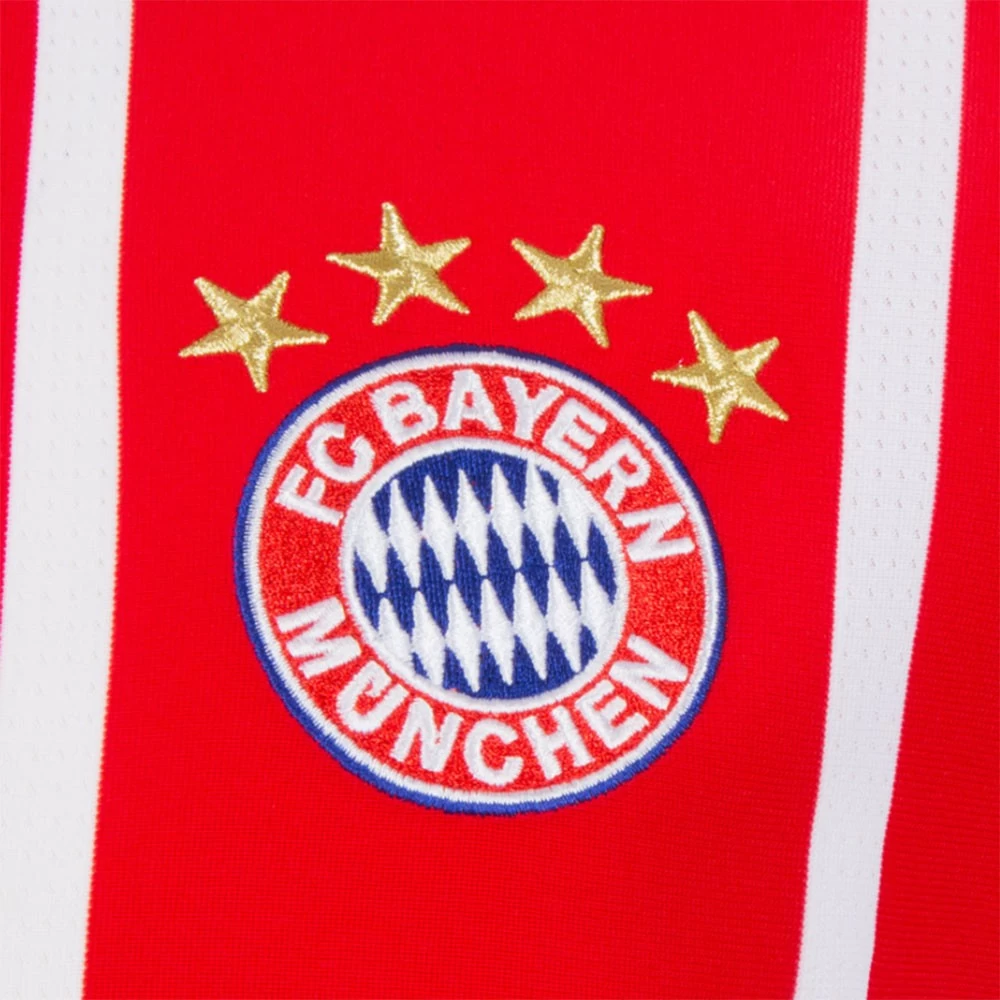 Adidas FC Bayern München Home Jersey Trikot Herren Rot Weiß 17/18 5 Adidas FC Bayern München Home Jersey Trikot Herren Rot Weiß 17/18 – Bild 3