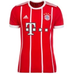 Adidas FC Bayern München Home Jersey Trikot Kinder Rot Weiß 17/18