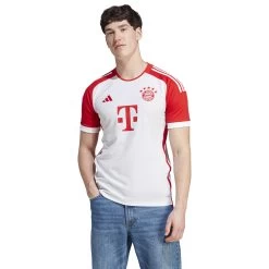 Adidas FC Bayern München Trikot Home Weiß Rot 23/24 Herren IJ7442 -Sportbekleidung adidas FC Bayern Muenchen Trikot Home weiss rot 23 24 Herren IJ7442 15040 2