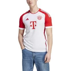 Adidas FC Bayern München Trikot Home Weiß Rot 23/24 Herren IJ7442 -Sportbekleidung adidas FC Bayern Muenchen Trikot Home weiss rot 23 24 Herren IJ7442 15040 3