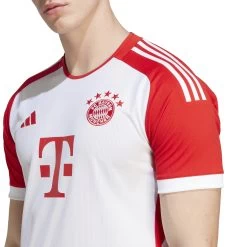 Adidas FC Bayern München Trikot Home Weiß Rot 23/24 Herren IJ7442 -Sportbekleidung adidas FC Bayern Muenchen Trikot Home weiss rot 23 24 Herren IJ7442 15040 6