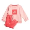Adidas Infant 3S Logo Jogger FL Kleinkind Jogginganzug Pink FM6390