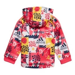 Adidas Infant Shiny FZ Hoodie Kleinkind Sportanzug Mehrfarbig ED1140 -Sportbekleidung adidas Infant Shiny FZ Hoodie Kleinkind Sportanzug mehrfarbig ED1140 11857 4